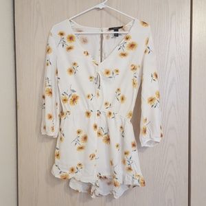 Forever 21 floral romper